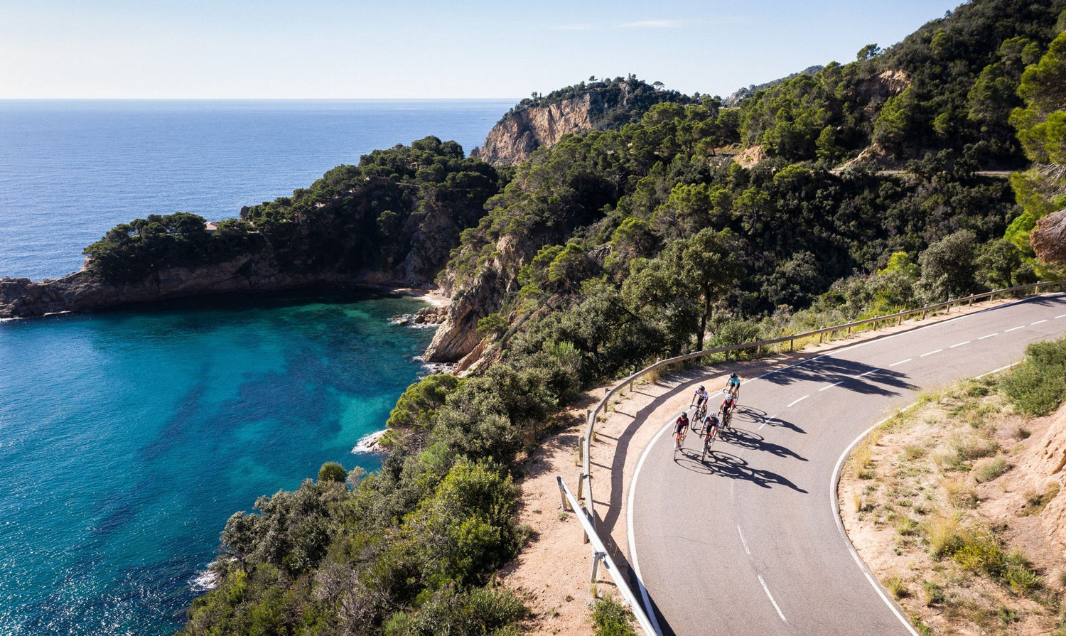 Enjoy the beauty of road cycling in Girona Spain.